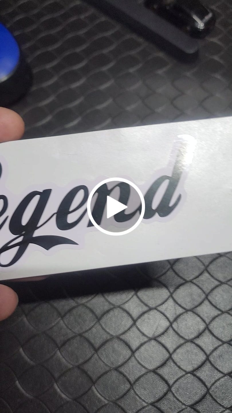 Customer video review of Legend Decal