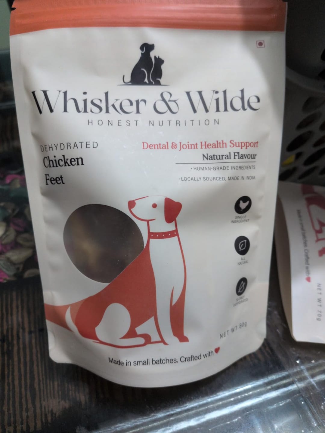 Customer photo review of Dehydrated Chicken Jerky – Original (Dog)