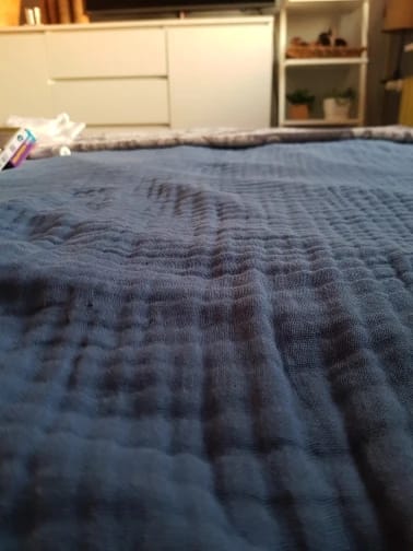 Customer photo review of Kuscheldecke Musselin für jede Jahreszeit