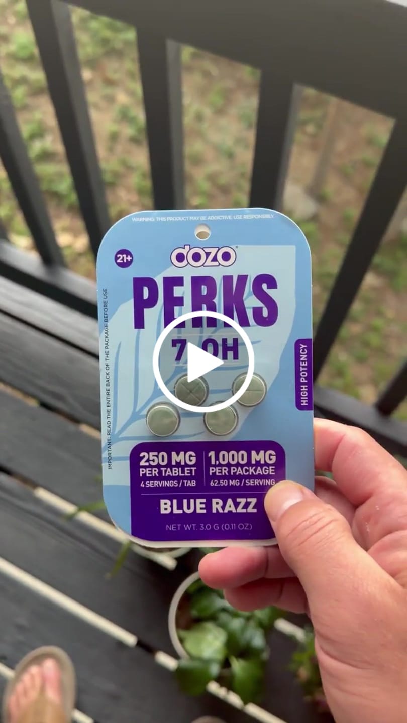 Customer video review of Dozo PERKS 7-OH High Potency