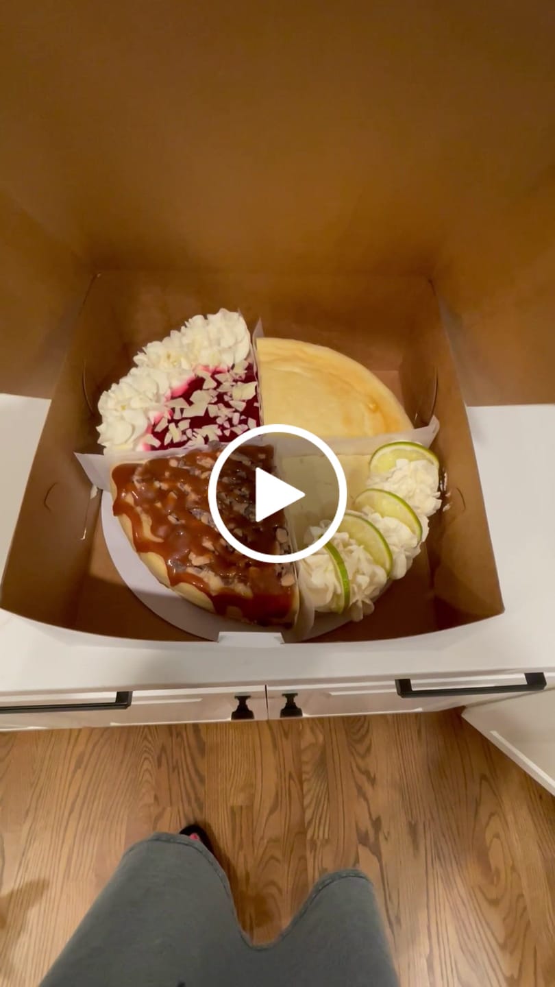 Customer video review of OG Cheesecake Sampler