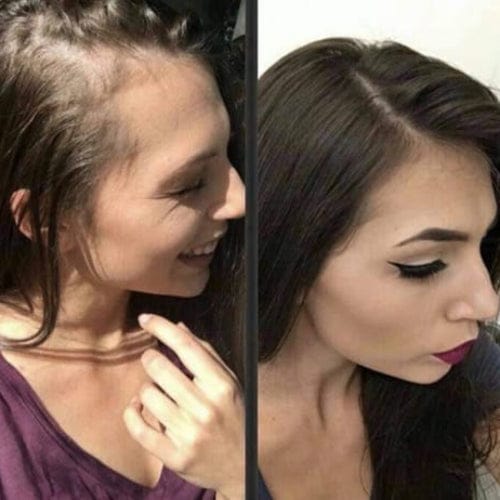 Customer photo review of Savon Capillaire Anti-Chute & Densité