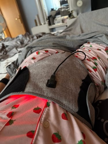 Customer photo review of Period Relief Heat & Massage Wrap