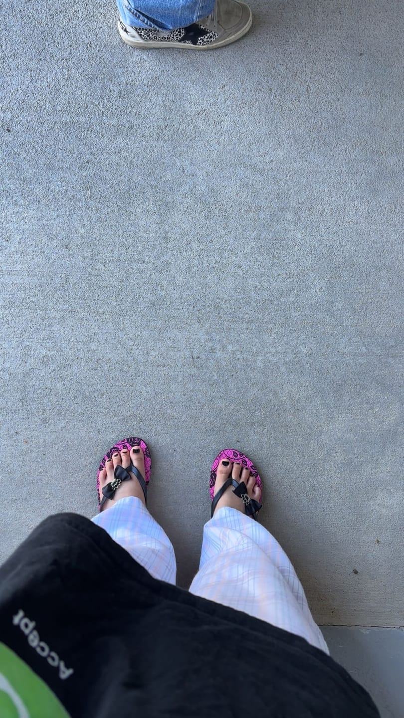 Customer photo review of Rosalie Flipflops