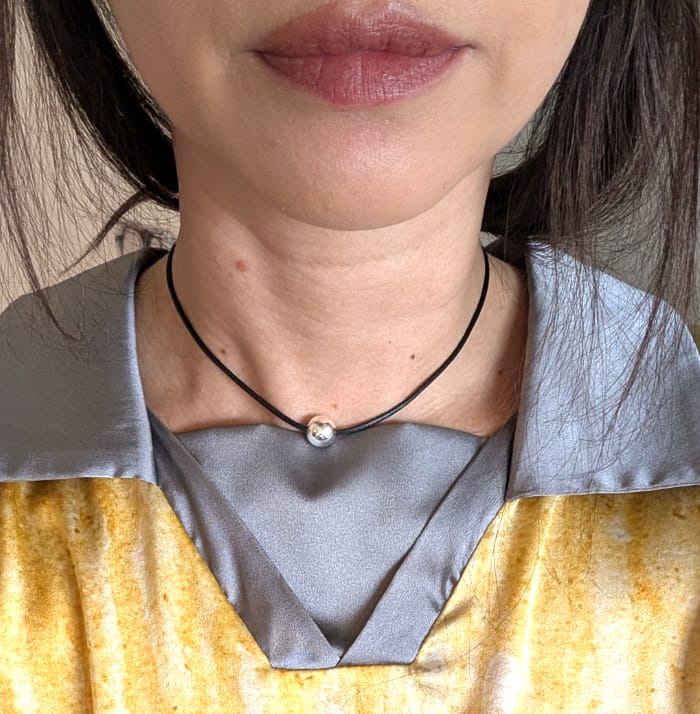 Customer photo review of Porto Necklace