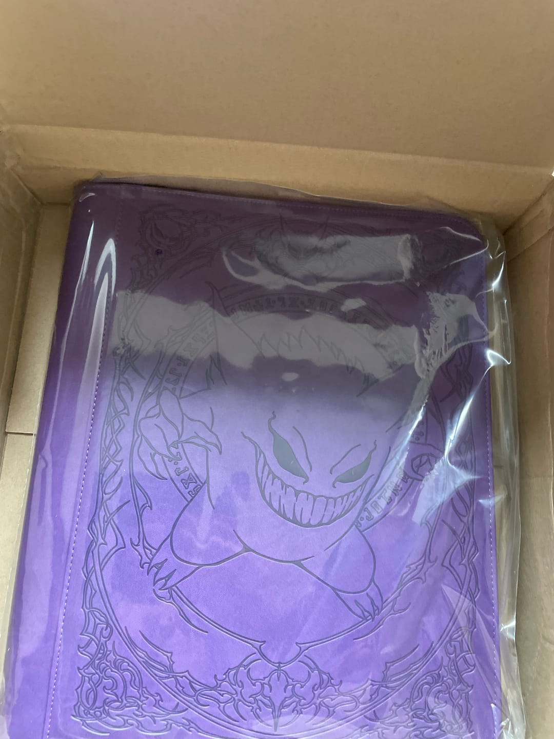 Customer photo review of Purple Evil - Toploader Trading Card Binder