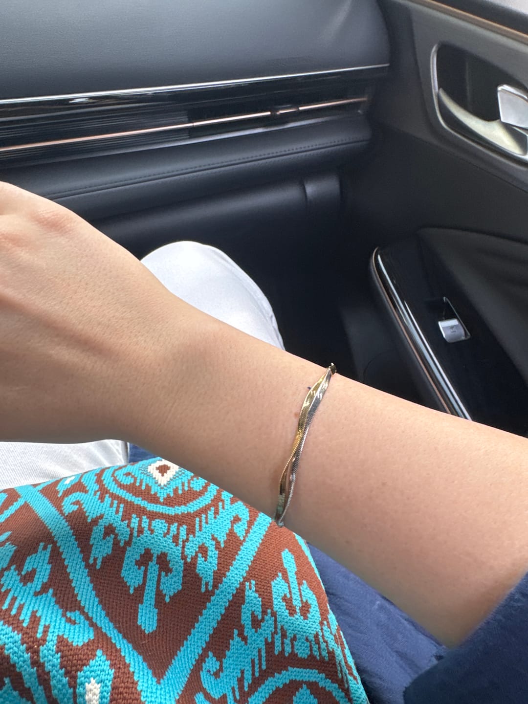Customer photo review of Lily Gold/Silver Bracelet