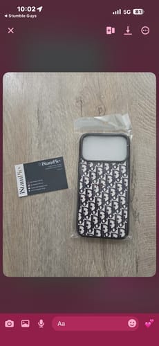 Customer photo review of Diore - Oblique Navy