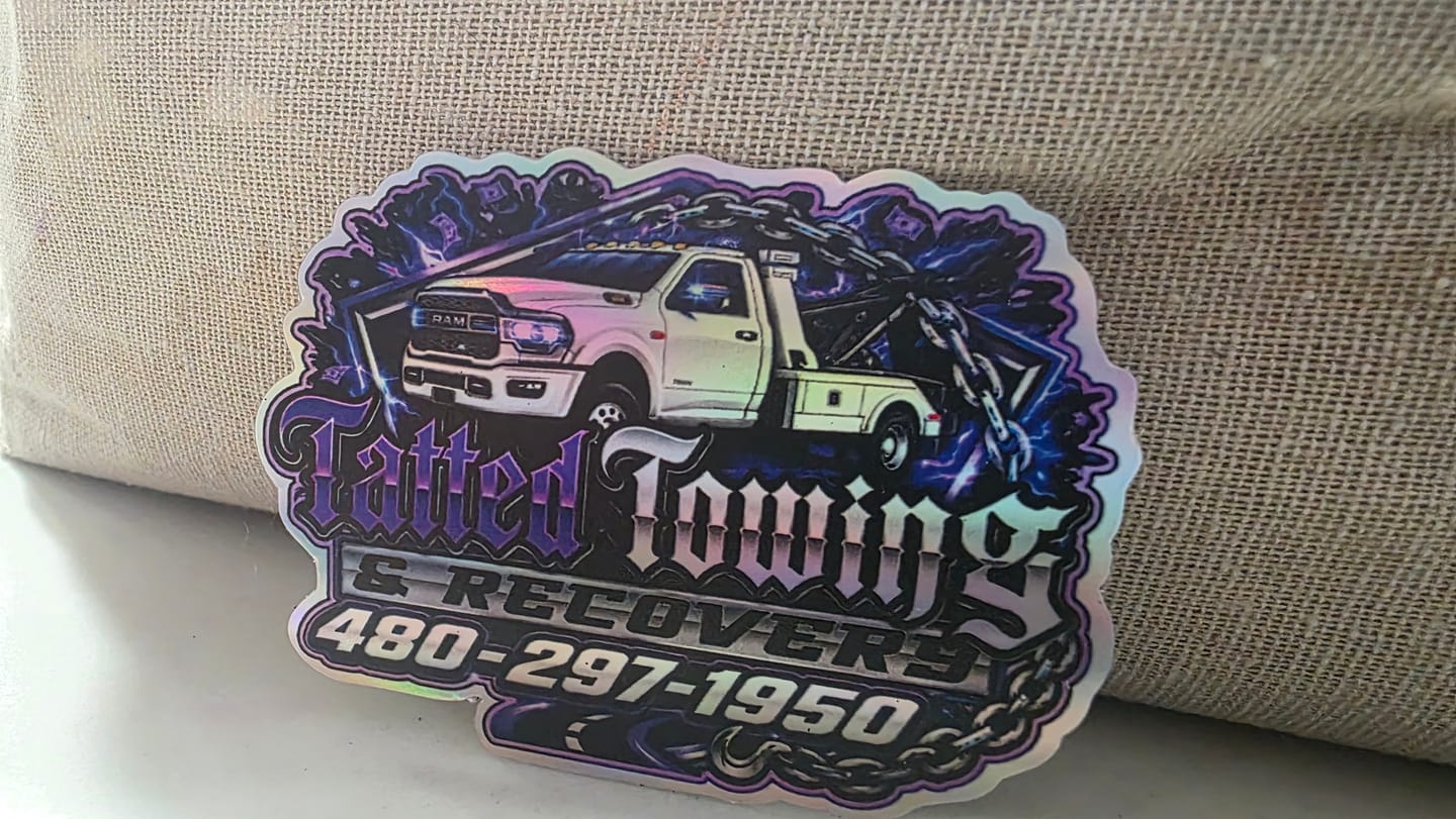 Customer photo review of Print Custom Stickers