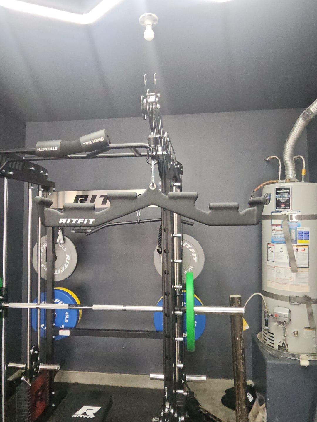 Customer photo review of RitFit All-in-one Multi-Grip LAT Pull Down Bar