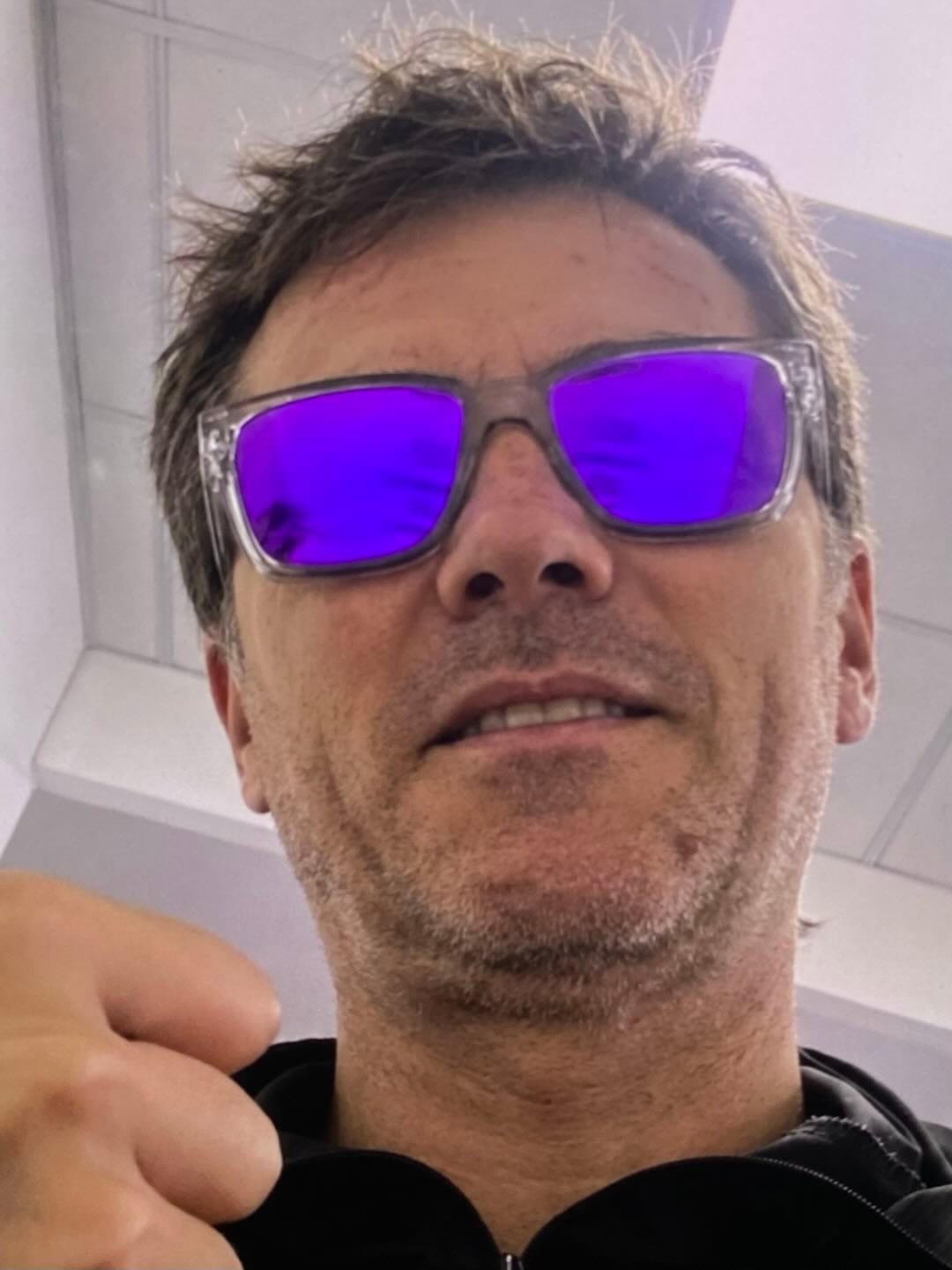 Customer photo review of Men's Polarized Fit-Over Sunglasses