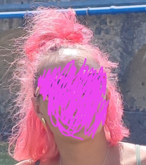 Customer photo review of Mattie Cotton Pink - Vegan Semi-Permanent Direct Dye Hair Color Cream 210 ml
