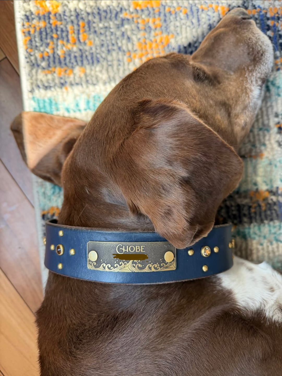 Customer photo review of Designer Rivet-On Tag
