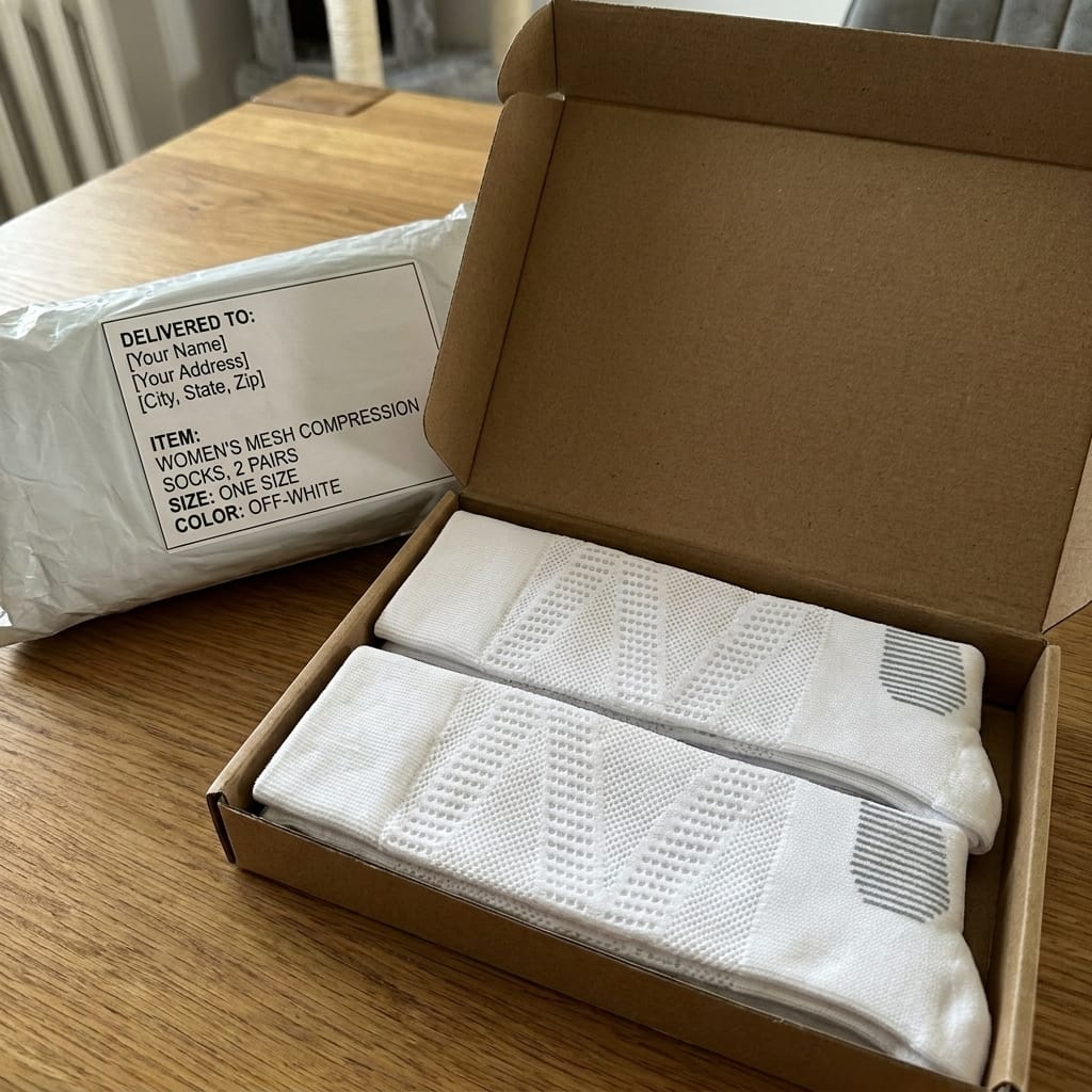Customer photo review of The 12-Hour Sock