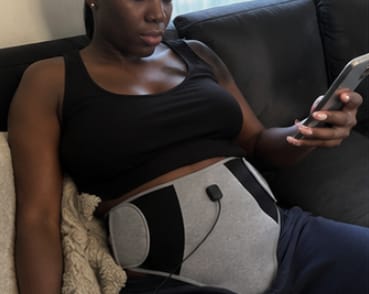 Customer photo review of Period Relief Heat & Massage Wrap