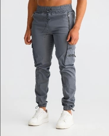 Customer photo review of Charcoal Cargo Pants V2