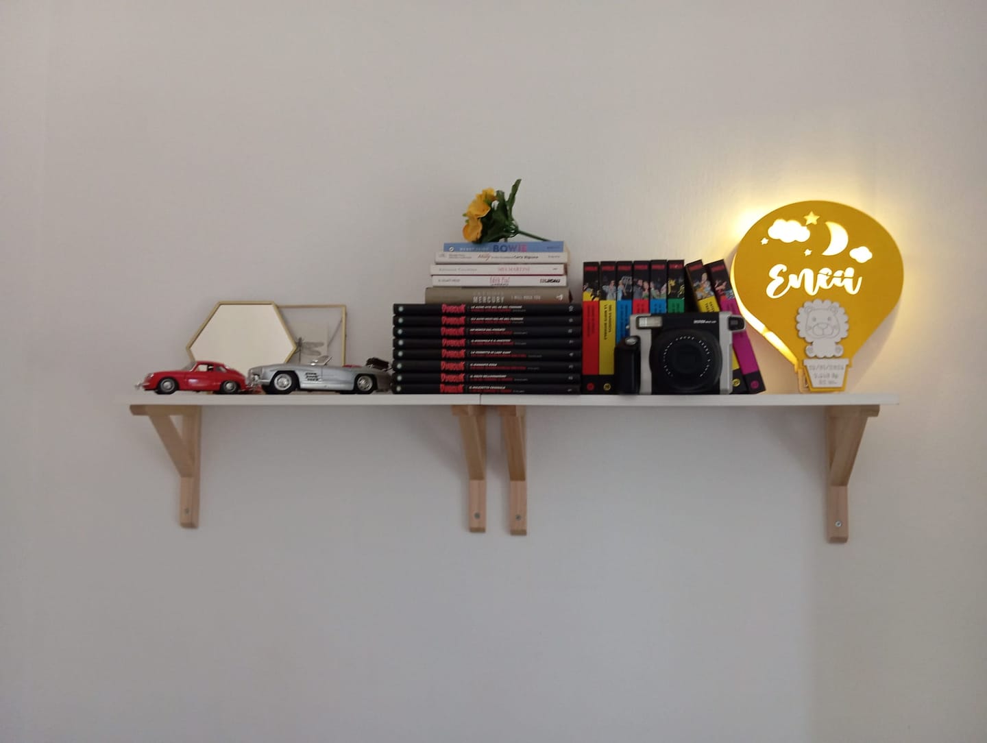 Customer photo review of Lampada Nascita Mongolfiera Personalizzata