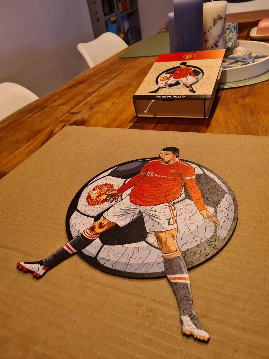 Customer photo review of Cristiano Ronaldo - Holzpuzzle