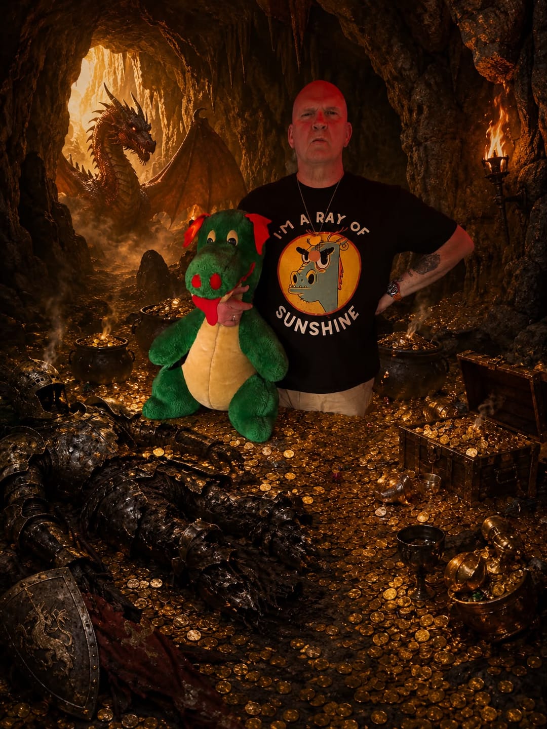 Customer photo review of I'm a Ray of Sunshine T-Shirt