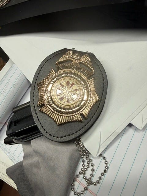 Customer photo review of Customizable Badge BA37