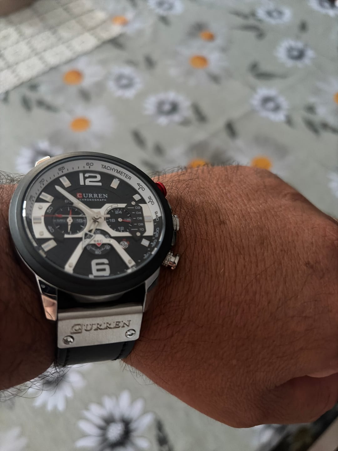 Customer photo review of Curren Galacticos® orologio uomo pelle