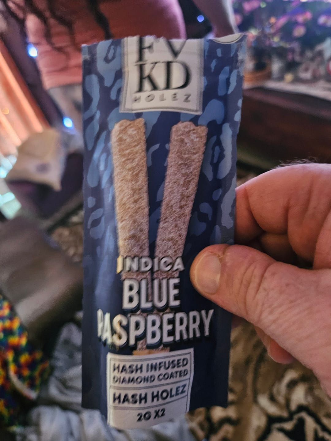Customer photo review of FVKD DIAMOND INFUSED HASH HOLE PREROLLS 2G , III