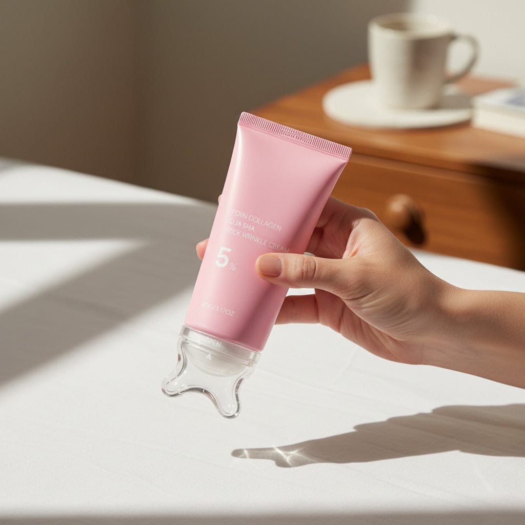 Customer photo review of PDRN Collagen Gua Sha – Crema Collo e Décolleté