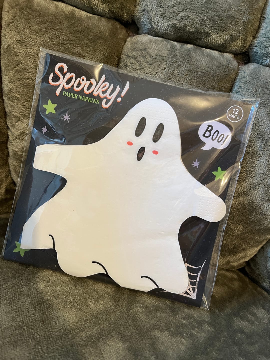 Customer photo review of Halloween Servietten Geist und Skelett 12er Set Summerween Partydeko