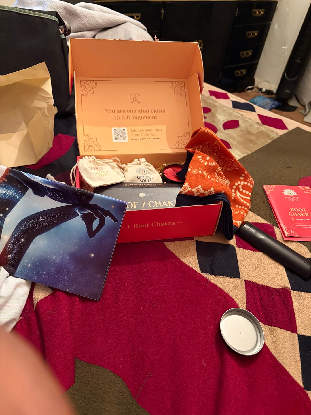 Customer photo review of Chakra Subscription Box
