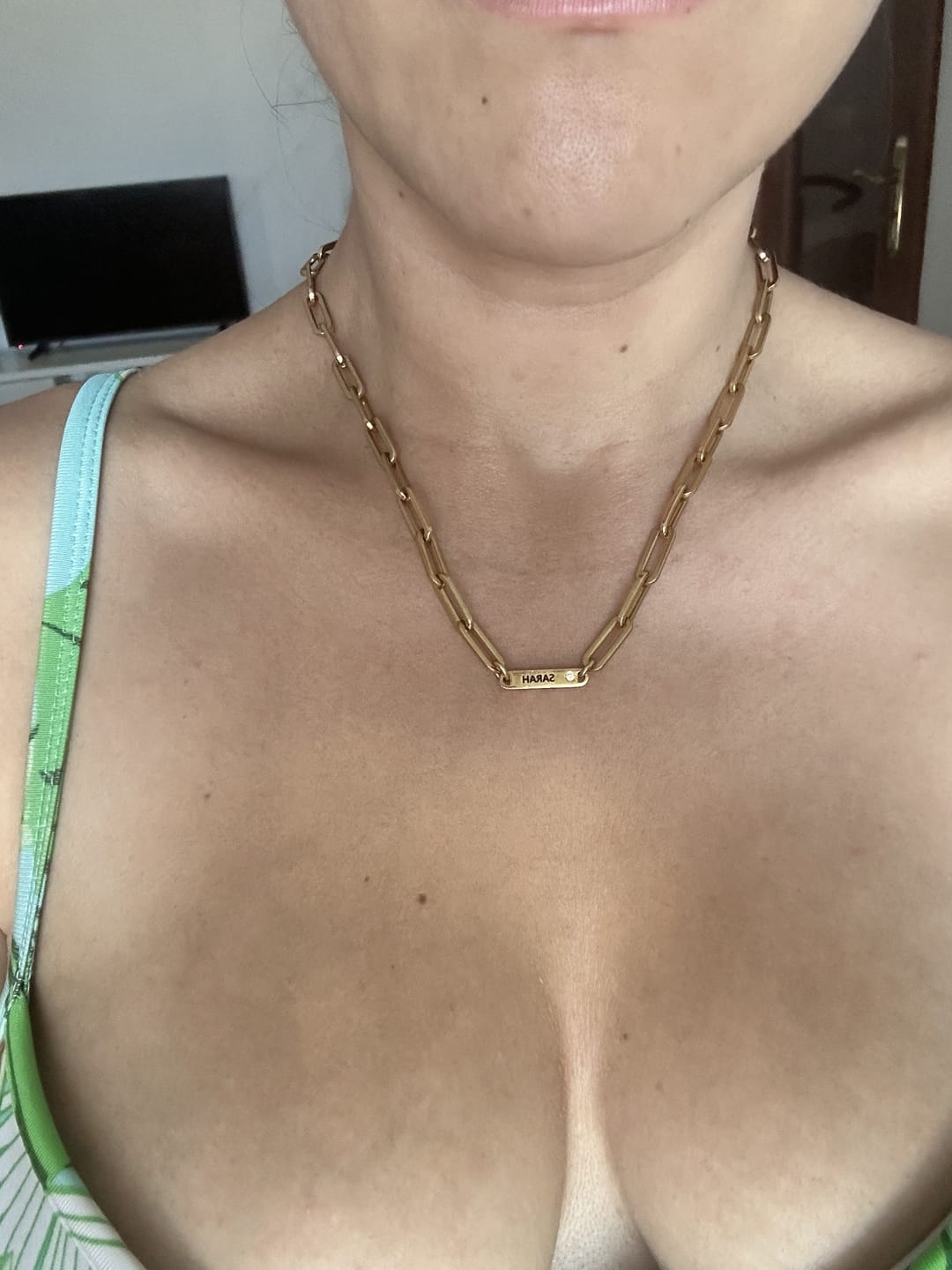 Customer photo review of Anel Letra Personalizável