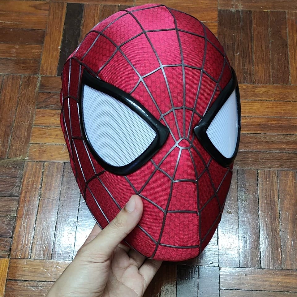 Customer photo review of The Amazing Spider-Man Costume Replica Wearable Suit (Replica Grade)(Screen Printed)