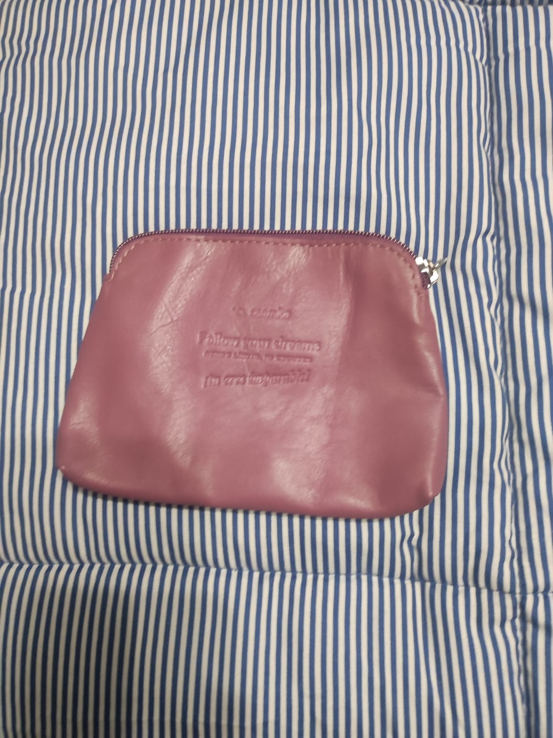 Customer photo review of Mini Neceser Caomka de Piel · Pieza Exclusiva Núm. 19283