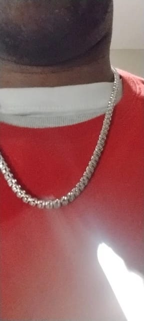 Customer photo review of Chaîne tennis (argent)
