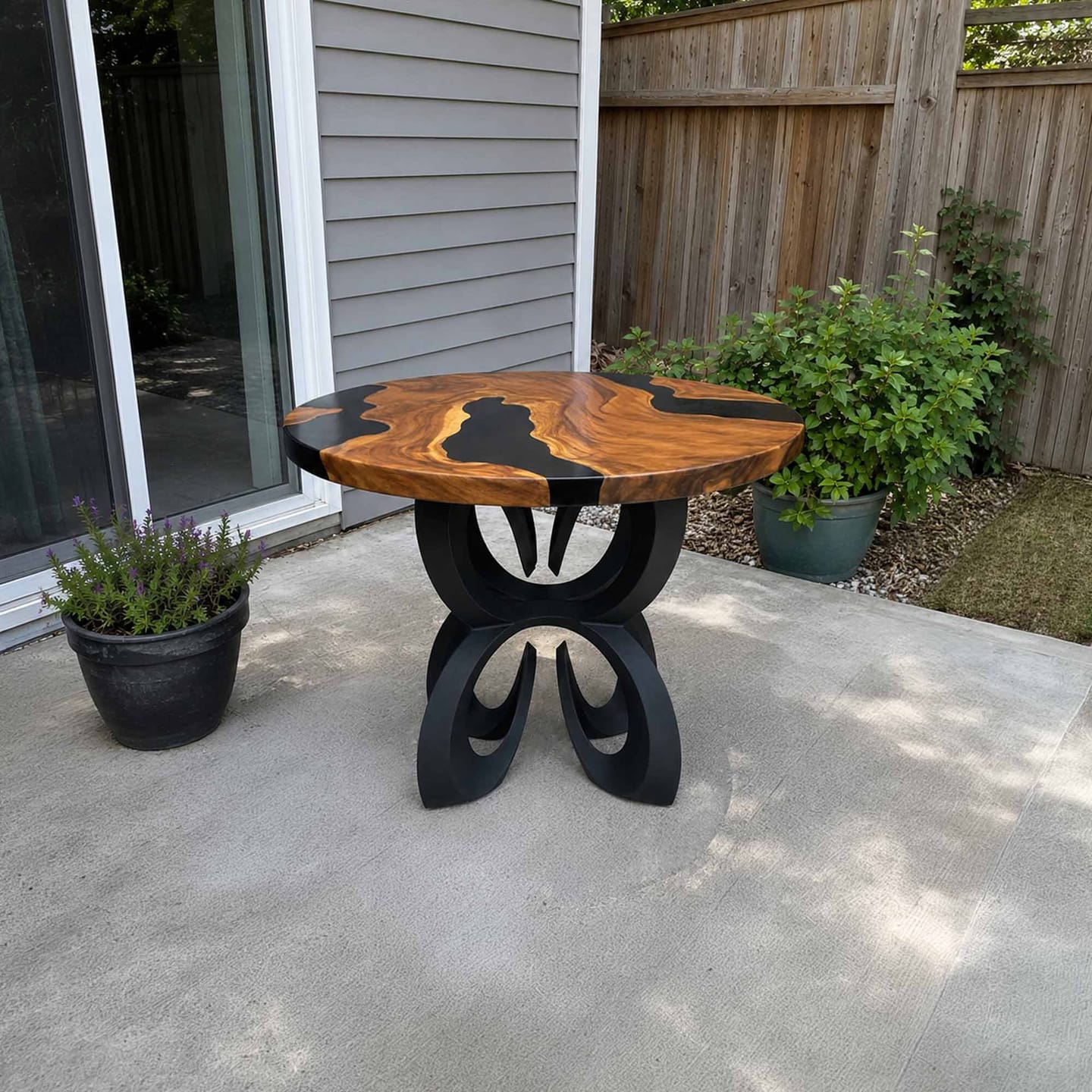 Customer photo review of Dining Table for Rustic Home Interiors - 520 Blosome