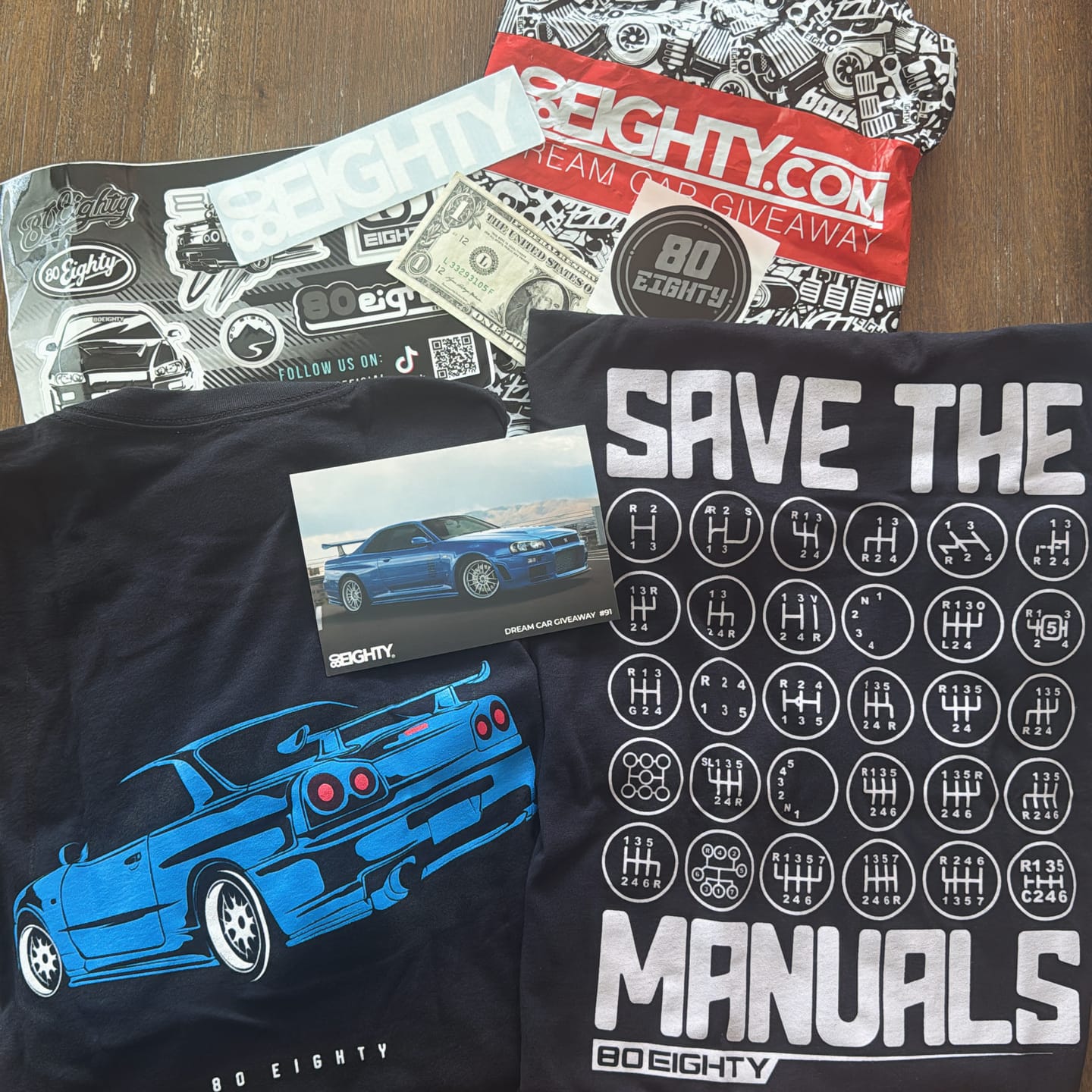 Customer photo review of 80Eighty® Save The Manuals Shirt