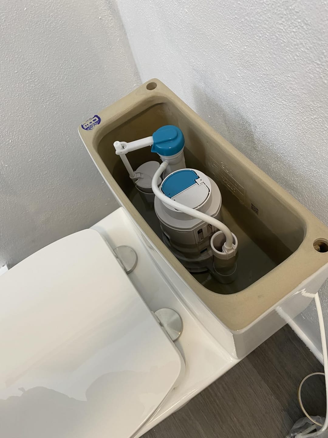 Customer photo review of Gota - Glossy White One-Piece Toilet with Dual Flush & Soft-Close Seat