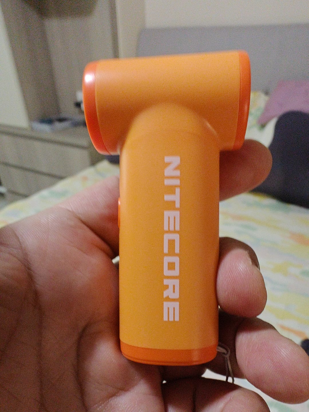 Customer photo review of NEF Nano - Palm-Sized High-Speed Handheld Fan