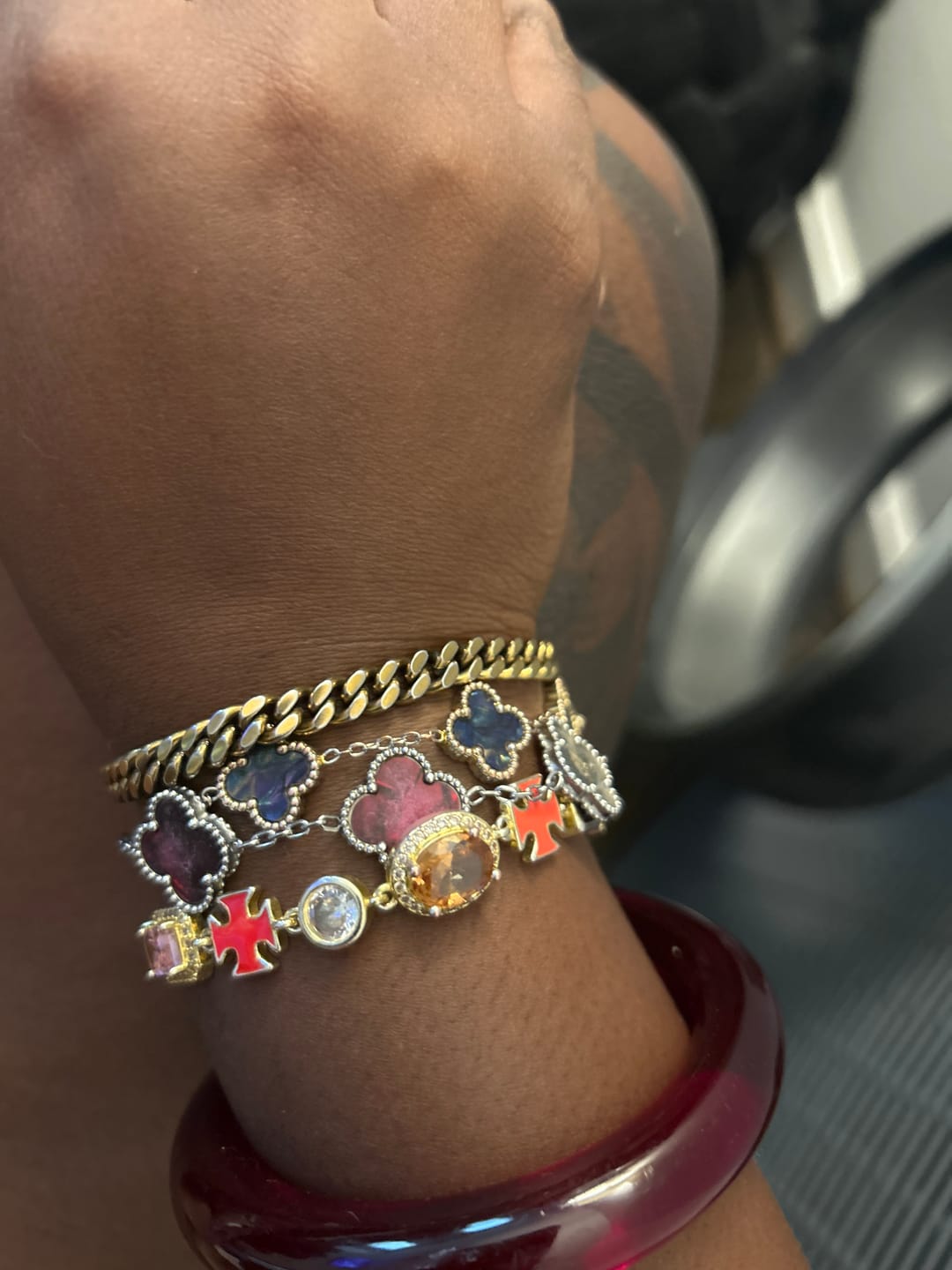 Customer photo review of Star CZ Bracelet