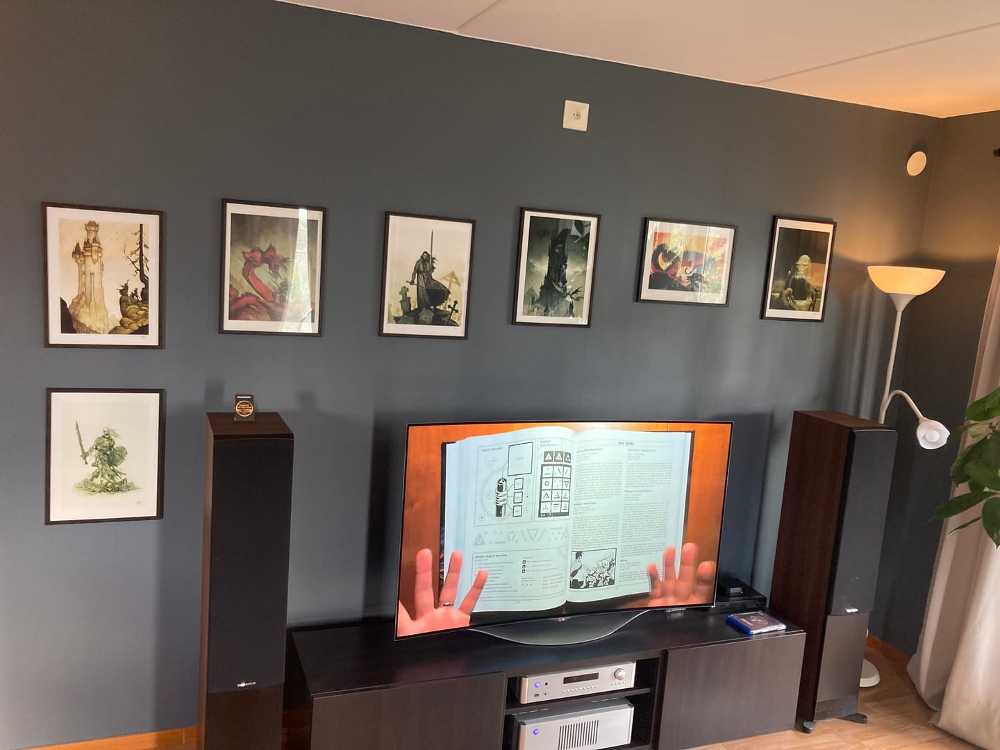 Customer photo review of DRAGONBANE: THE TOWER - SIGNED ART PRINT