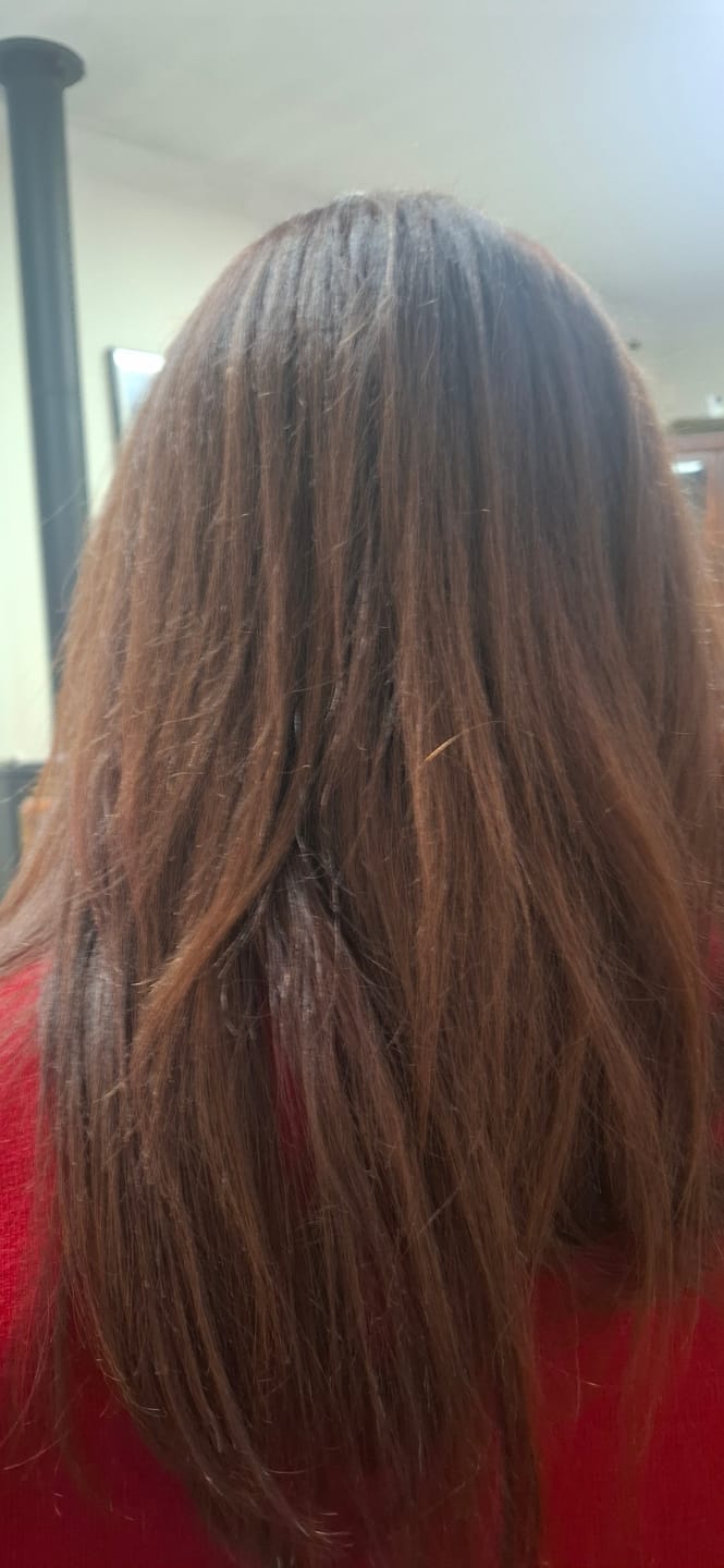 Customer photo review of Luxury Gold Caviar Hair Collection