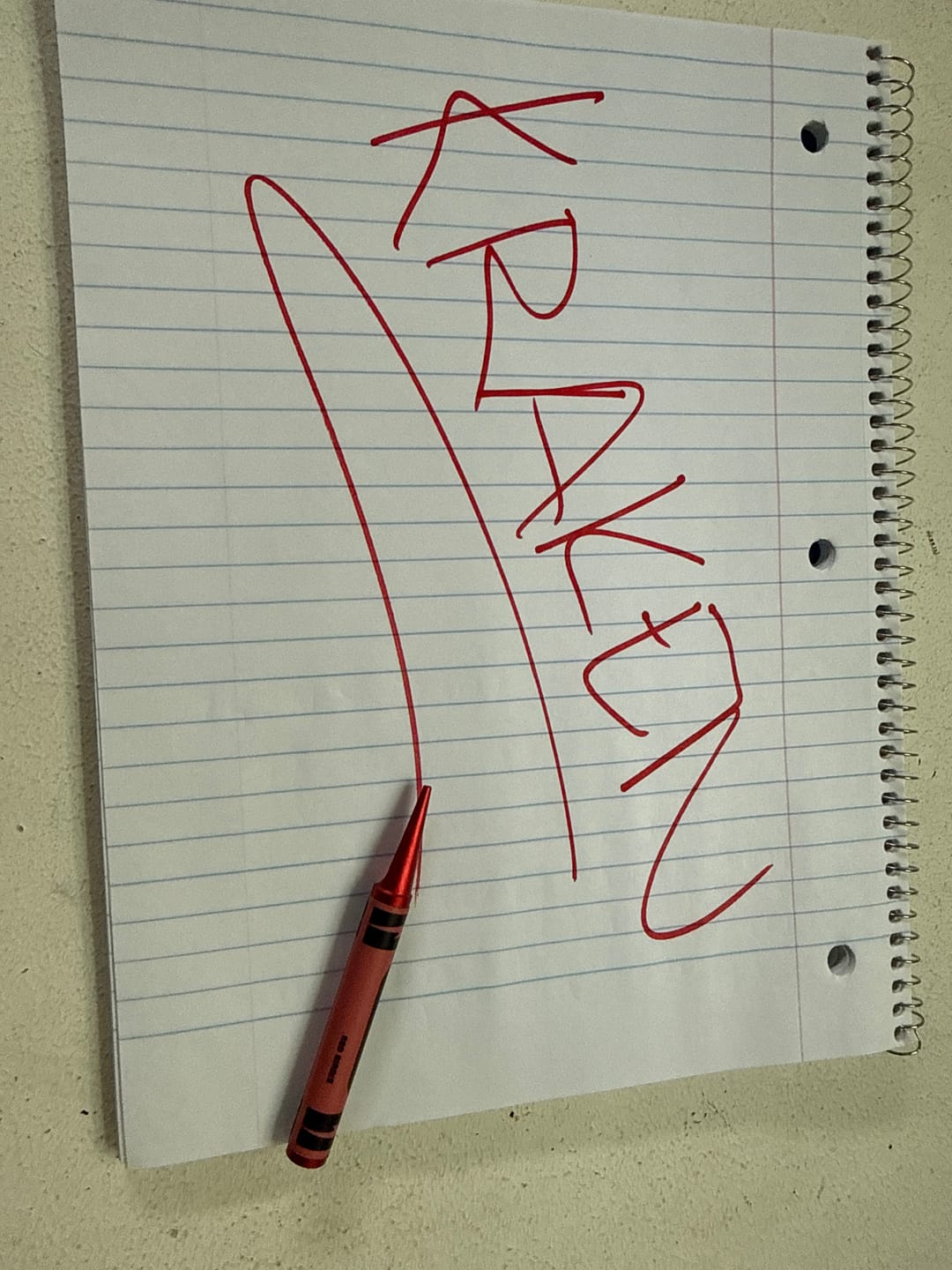 Customer photo review of Beaten to a Pulp - Orange Crayon Divot Tool