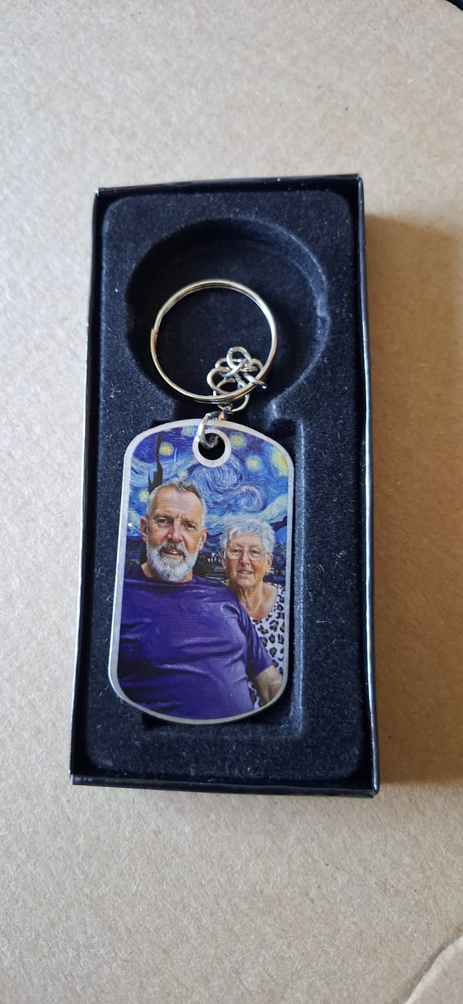 Customer photo review of Persönliches Rubbelticket