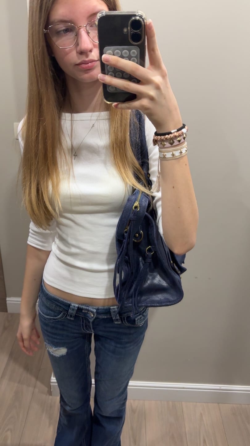 Customer photo review of It girl bag navy