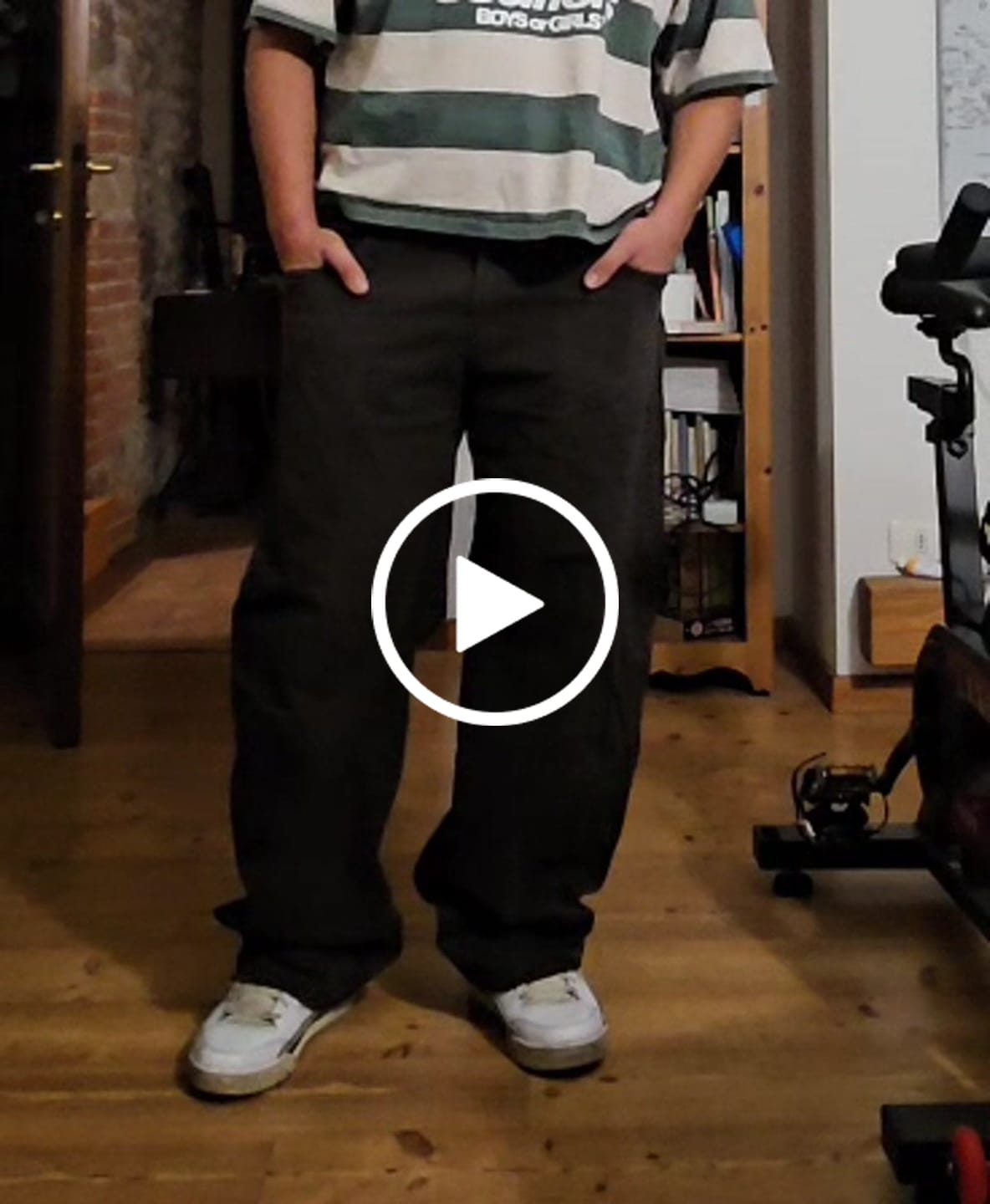 Customer video review of Baloon Bull Pants Dark Chocolate