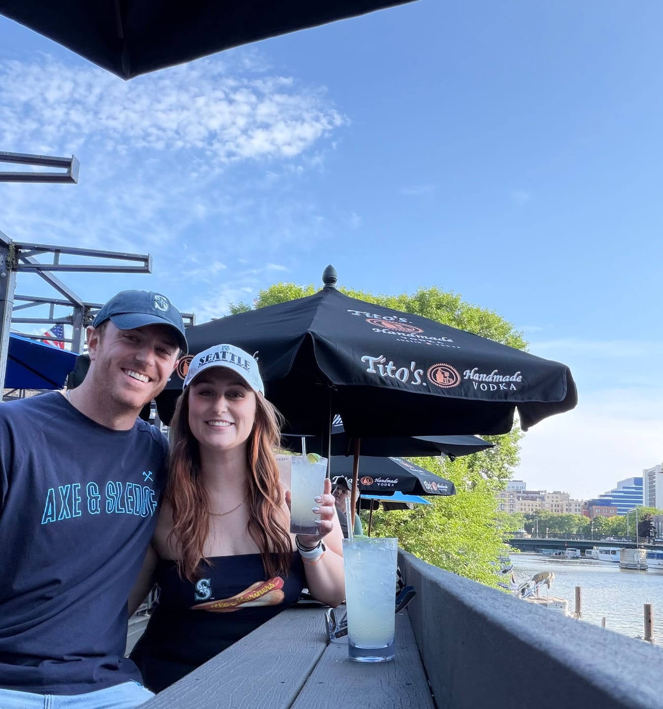 Customer photo review of Seattle Mariners Hot Dog Crop Tube Top