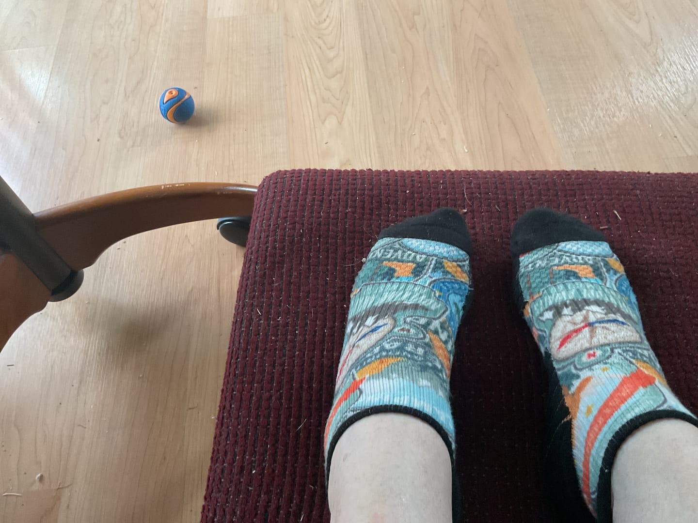 Customer photo review of Ankle Compression Buy 1 Get 2 Free Mystery Offer