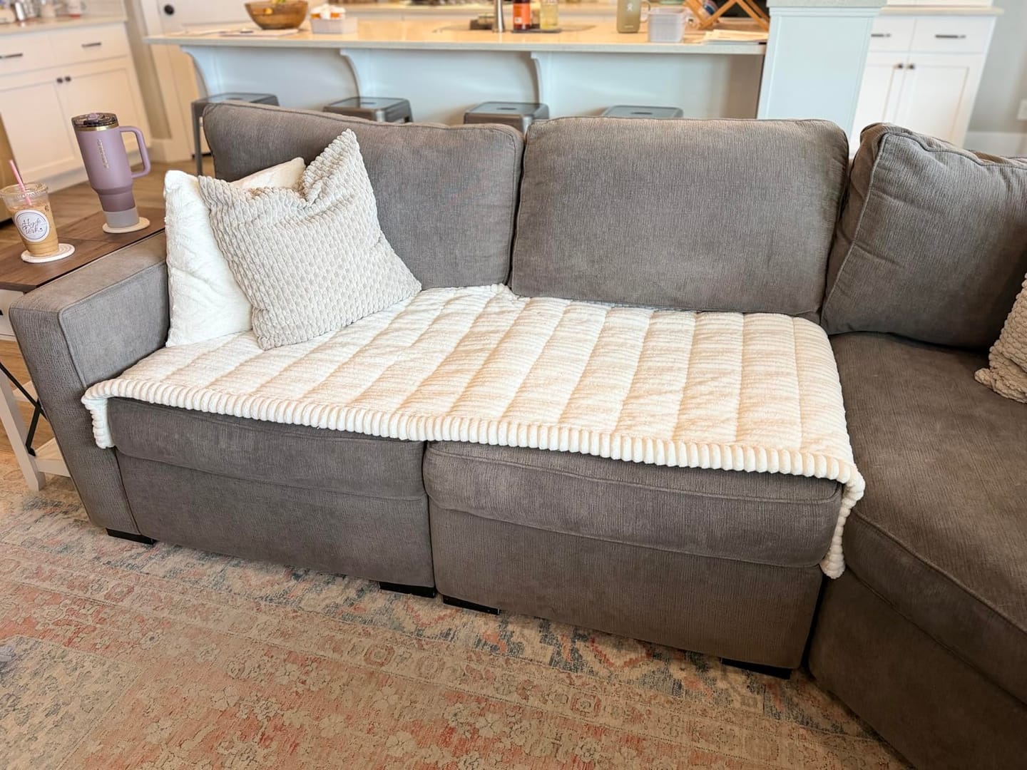 Customer photo review of Koselig Sofatrekk