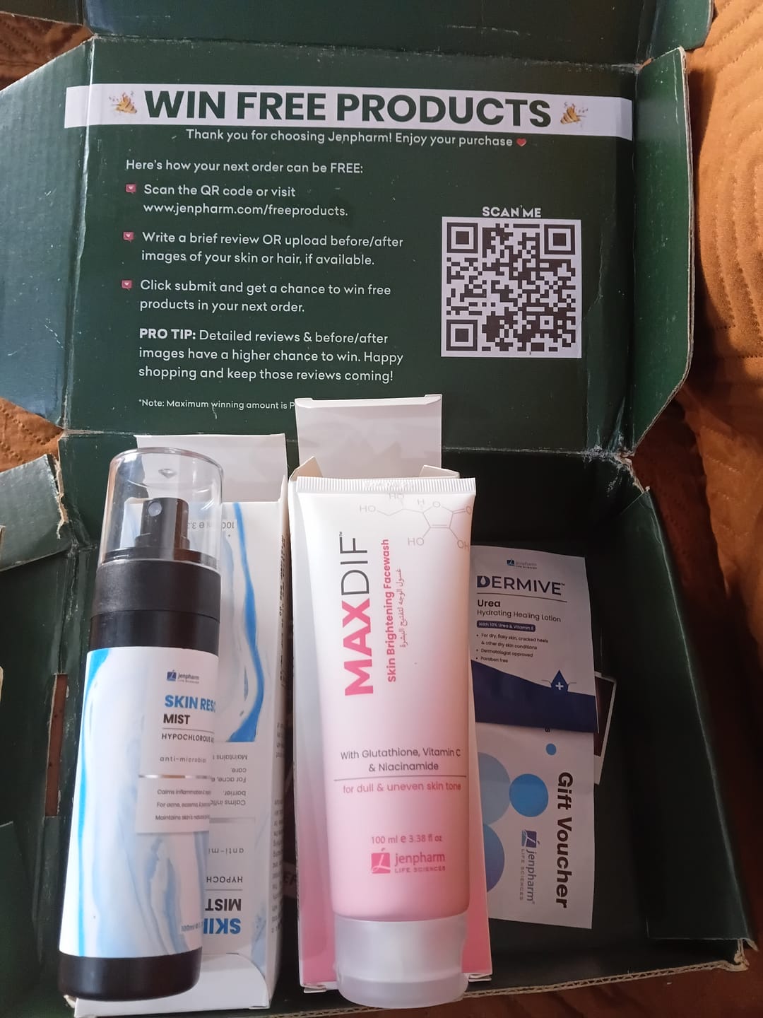 Customer photo review of Maxdif Brightening Cream