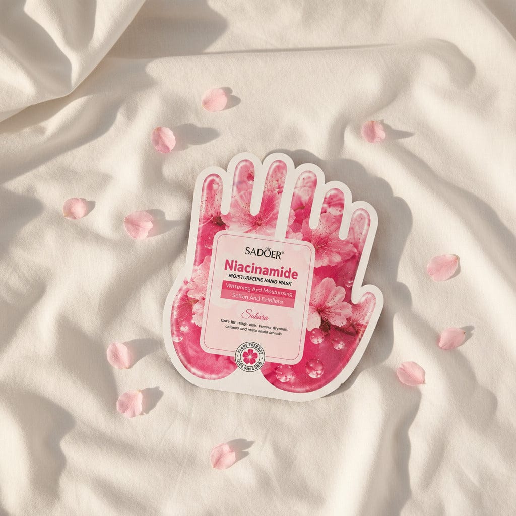 Customer photo review of Maschera Mani Niacinamide & Sakura – Idratante e Illuminante