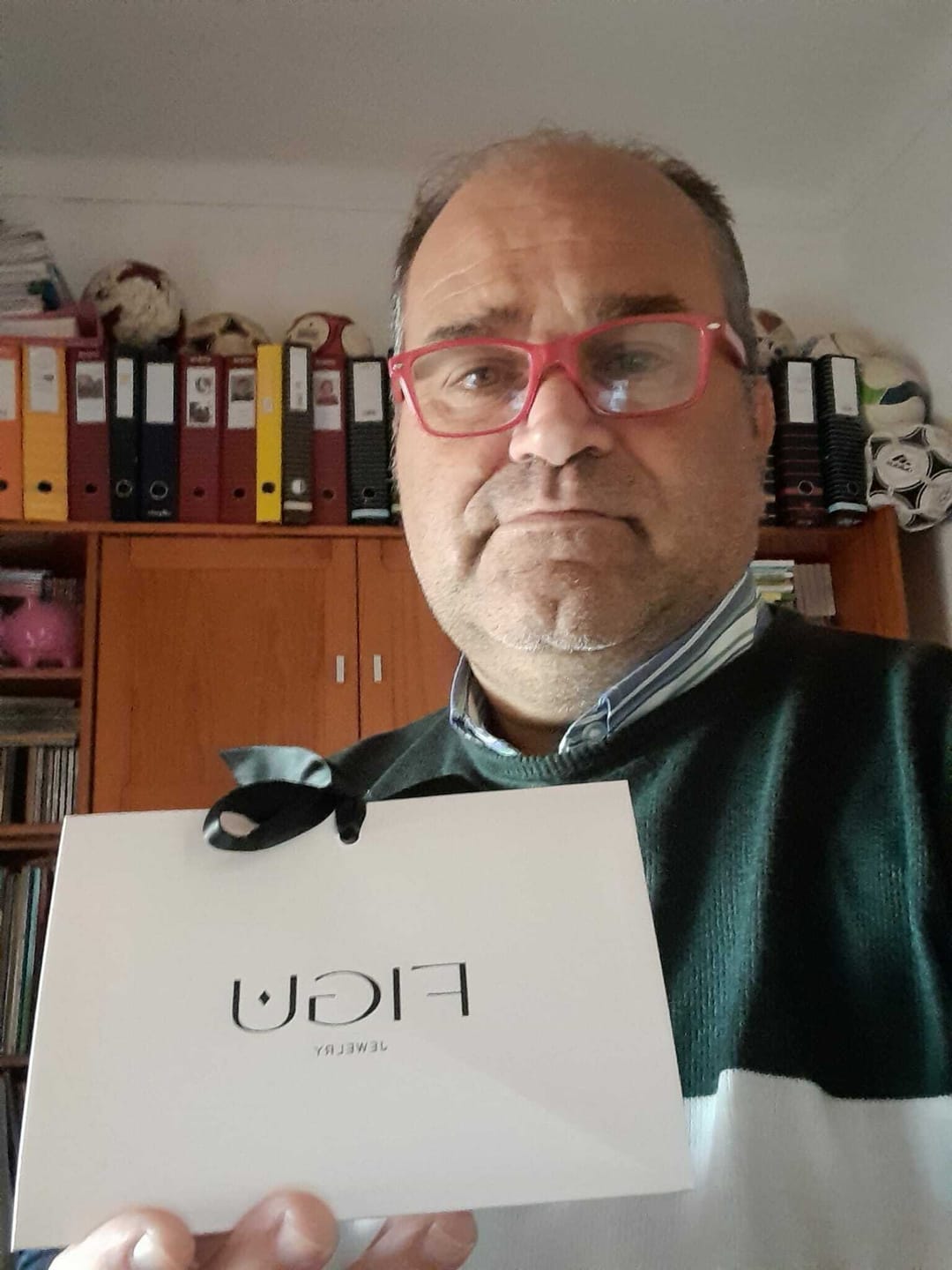 Customer photo review of Caixa De Embrulho Para Oferta